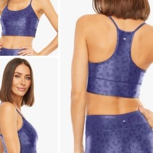 KORAL NORAH INFINITY SPORTS BRA DUSK IRIS LEOPARD PURPLE XS